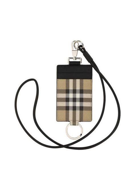 burberry lanyard|burberry card holder wallet.